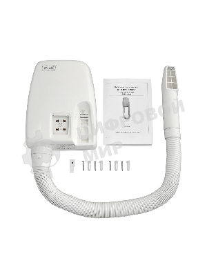 Фен Puff 850B белый, 850 Вт