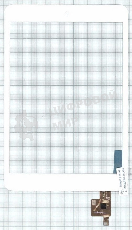 Сенсорное стекло (тачскрин) teXet TM-7853, белое