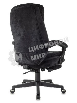 Кресло Бюрократ T-9950MSG-F/BLACK-PU черный, экокожа