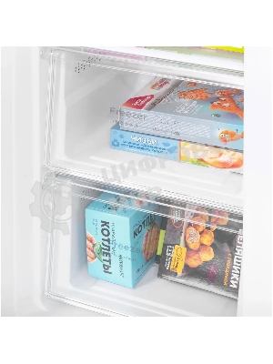 Холодильник Maunfeld MFF177NFBE черный, двухкамерный 263/170л морозилка сбоку, No Frost, Side by Side