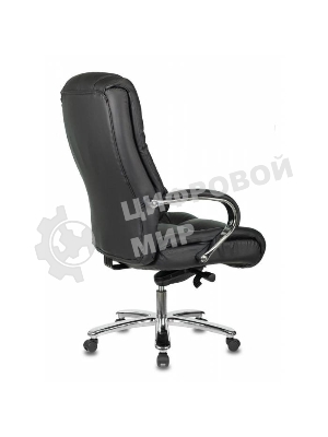 Кресло Бюрократ T-9925SL/BLACK черный, кожа