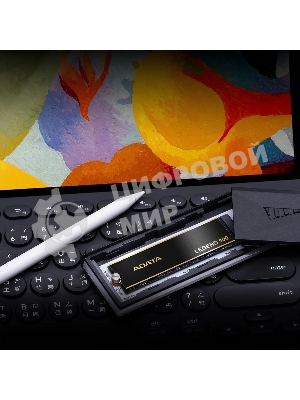 Накопитель SSD ADATA LEGEND 900, 2000Gb, PCIe 4.0 x4, 2280, NVMe, R/W 7000/5400, с радиатором