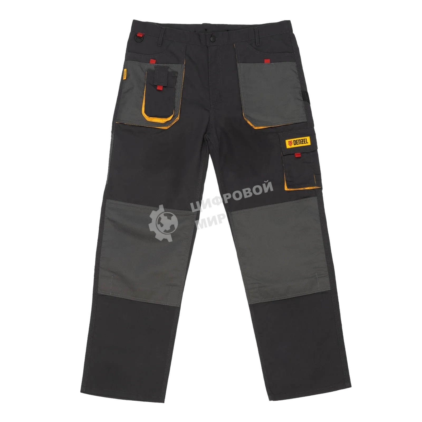 Брюки профессиональные рабочие Denzel 65% полиэстер 35% хлопок, XL