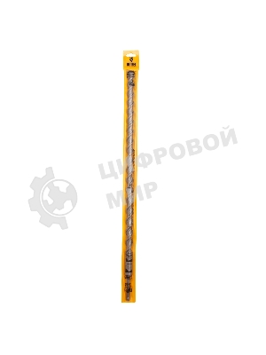 Бур по бетону Denzel двойная спираль, Cobalt W-tip, 22x600 мм, SDS PLUS