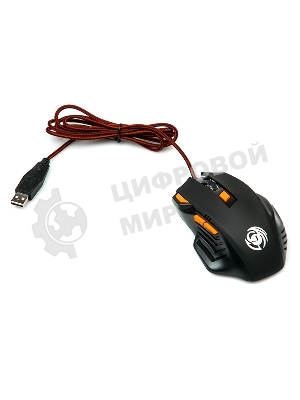 Мышь проводная Dialog Gan-Kata MGK-14U черный, 2400 dpi, USB, кнопки - 7