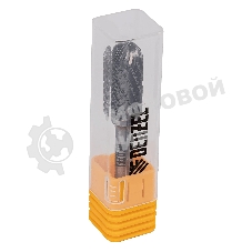 Борфреза по металлу Denzel твердосплавная, цилиндрическая закругленная, тип-С, 12 мм