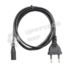 Кабель для аудио-видео техники IEC-320-C7--розетка 220V, 2-pin, 1,8м, медь, VCOM