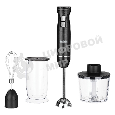 Блендер погружной BBK KBH1400 черный, 1100 Вт, плавная регулировка, турбо