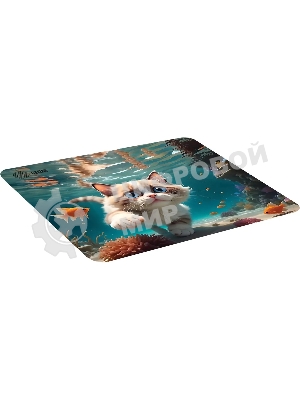 Коврик для мыши Cactus Fish Cat 300x250x3мм (CS-MPC-D15M)