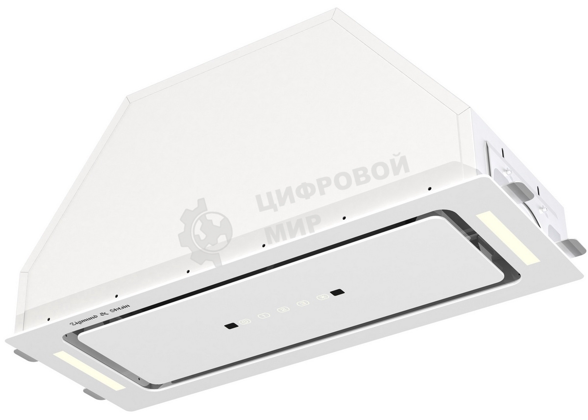 Вытяжка встраиваемая Zigmund & Shtain K 014.7 W белый, 72 см, 1100 куб. м/ч, 62 дБ