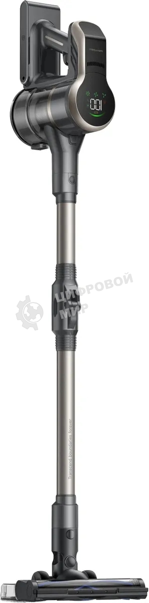 Пылесос вертикальный Dreame Trouver J40 серый/золотистый, питание от аккумулятора, 150 Вт, уборка суxая/влажная, пылесборник 0.5 л