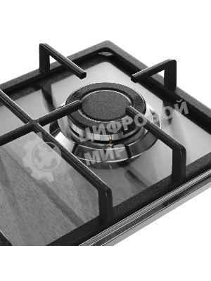 Газовая варочная панель Kuppersberg TS 38 X, High-Tech, 30 см, автоматический электроподжиг, газ-контроль, механическое управление, конфорки REMAY, цвет нержавеющая сталь, цвет фурнитуры черный/нержавеющая сталь
