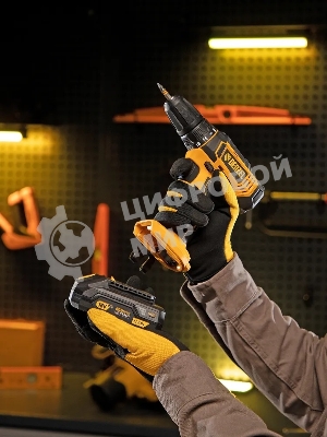 Дрель-шуруповерт Denzel CDL-18-0, 18 В, 0 Ач, 30 Нм, щеточный