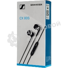 Проводные наушники Sennheiser CX 80S черный, внутриканальные, Jack 3.5 мм