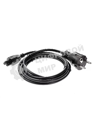 Кабель питания для ноутбуков Telecom 1.8m, 3-pin, с заземлением, 220V (Европейский стандарт)