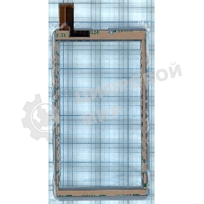 Сенсорное стекло (тачскрин) teXet TM-7049 TM-7059, белое