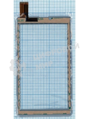 Сенсорное стекло (тачскрин) teXet TM-7049 TM-7059, белое