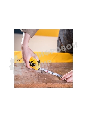 Рулетка Deli DL9075B 7,5мx25мм Метрическая. Корпус ударопрочный.