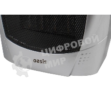 Тепловентилятор Oasis KS-15 серый, 1500 Вт, 20 м2