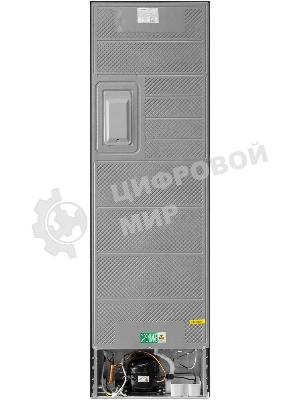 Холодильник Maunfeld MFF200NFBE черный, двухкамерный 271/106л морозилка снизу, No Frost