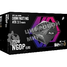 Блок питания 1STPLAYER ACK HA-750AC2, 750Вт, 80 PLUS Standart, черный