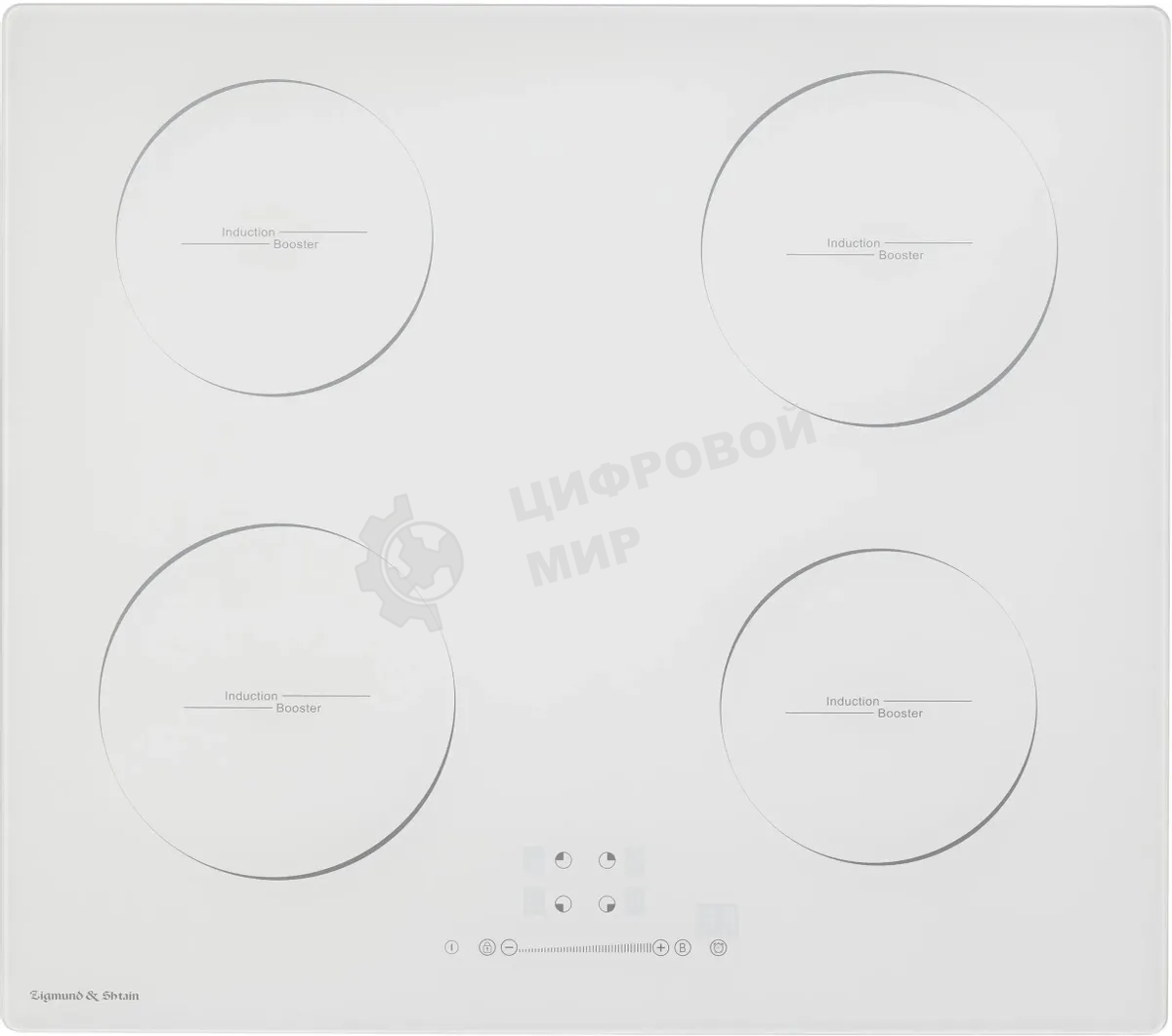 Индукционная варочная панель Zigmund & Shtain CI 35.6 W независимая, белый