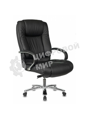 Кресло Бюрократ T-9925SL/BLACK черный, кожа