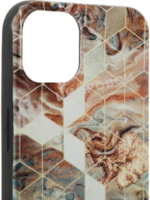 Чехол (клип-кейс) Gresso Meridian, для iPhone 13, золотистый/синий gr17aaae8888