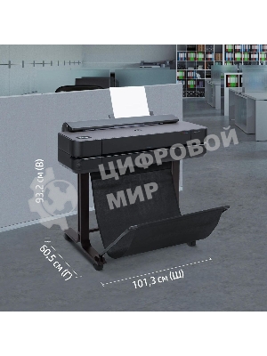 Плоттер струйный HP Designjet T630, A1, цветной, 24