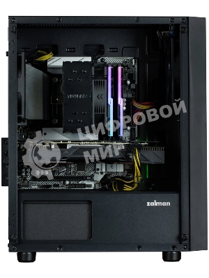 Компьютерный корпус MiniTower Zalman T3 PLUS черный (Zalman T3 PLUS) (без блока питания)