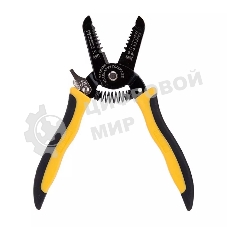 Стриппер многофункциональный Deli DL2607 0,6-2,6мм Размер: 7 дюймов. Диапазон зачистки: 0,6-2,6 мм. Лезвие из материала 50# с черной отделкой. PP+TPR погружная ручка. Пружина с автоматическим возвратом. 2 в 1 инструмент для зачистки проводов и кусачки.