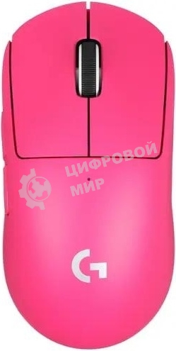 Мышь беспроводная Logitech G PRO X SUPERLIGHT розовый, 25600 dpi, радиоканал, USB, кнопки - 5