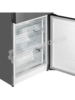 Холодильник Kuppersberg RFCN 2016 X нержавеющая сталь двухкамерный 274/105л морозилка снизу, No Frost