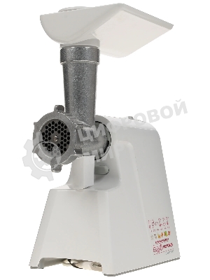 Мясорубка электрическая Мастерица КЭМ-01 белый, 600 Вт, 0.67 кг/мин, защита от перегрузки, насадки - 2