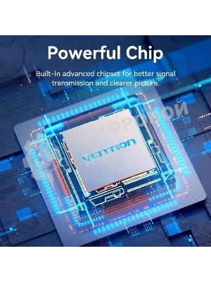 Переключатель - разветвитель Vention HDMI v2.1 двунаправленный 2x1/1x2