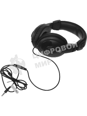 Проводные наушники Oklick HP-M211V черный, полноразмерные, Jack 3.5 мм