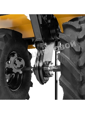 Мотоблок Denzel DPT-470S-PRO, 7 л.с., ремен.сцеп, фрез 3х4, ШОМ, передачи 4В/2Н