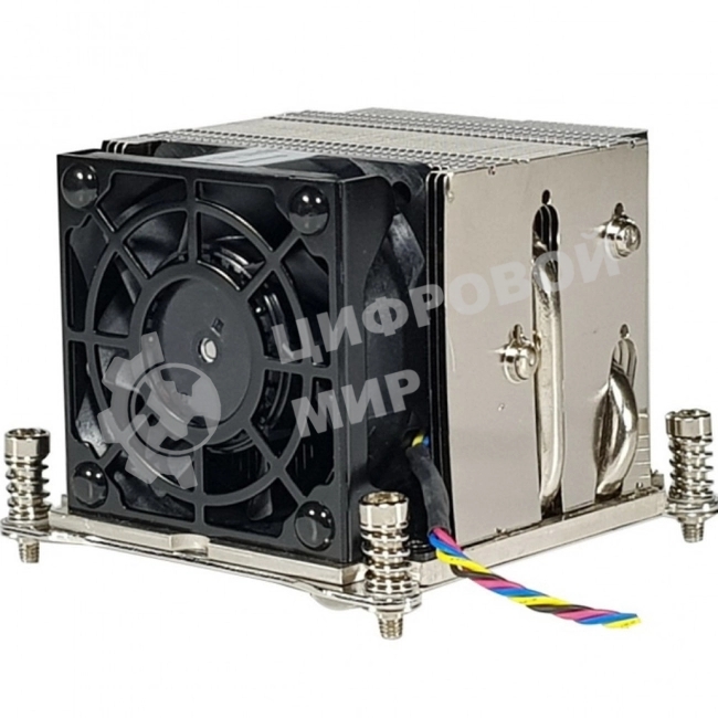 Кулер серверный Ablecom ACL-S20070 черный, 60 мм, алюминий/медь, 8400 об/мин, 52 дБ, 4 pin, 145 Вт, 64.5 мм