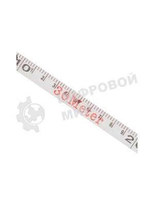 Рулетка геодезическая Sparta 30 м х 12,5 мм, лента ПВХ, закрытый круглый корпус