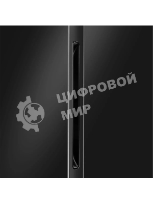 Холодильник Maunfeld MFF177NFBE черный, двухкамерный 263/170л морозилка сбоку, No Frost, Side by Side