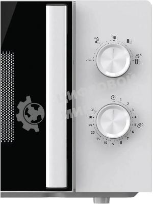 Микроволновая печь Gorenje MO17E1WH белый, 17 л, 700 Вт, переключатели - поворотный механизм