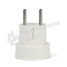 Адаптер переходник без заземления Smartbuy (SBE-06-S05-w) белый 6А 250В