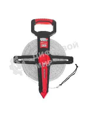 Рулетка геодезическая Matrix 100 м х 12,5 мм, открытый корпус, фиберглассовая лента