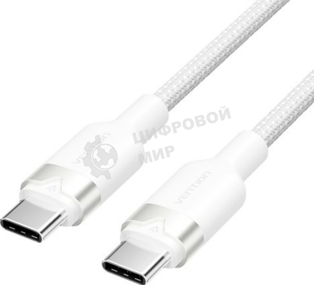 Кабель Vention USB 2.0 CM/CM - 1м. белый 3А PD60W