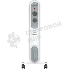 Обогреватель масляный Royal Clima ROR-P5-1000M (5 секций) белый, 1000 Вт, 10 м2, термостат