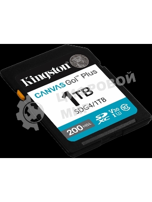 Флеш карта SDXC 1Tb Kingston SDG4/1Tb Canvas Go! Plus w/o adapter