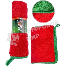 Салфетка LI-SA LS0107 из суперплотной микрофибры для сушки и полировки 32х43см, плотность 800г/м2 48873