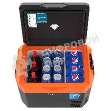 Холодильник автомобильный Бирюса НС-30P7 оранжево-черный