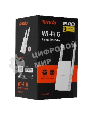 Wi-Fi усилитель сигнала Tenda Dual Band Wi-Fi 6 Range Extender