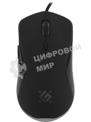 Мышь проводная Defender Arga GM-049 черный, 3600 dpi, USB, кнопки - 6